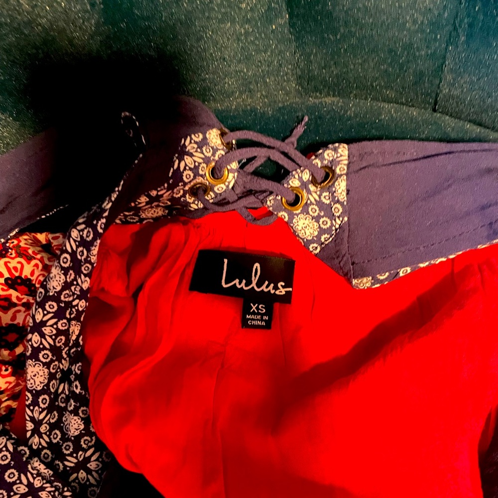 Lulu’s Summer Mini Patchwork Dress - image 3